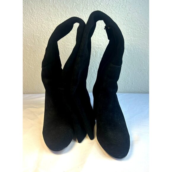 JCREW Size 6.5 Sadie Over-the-knee Boots in Black Suede - Picture 2 of 7